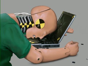 crashtest dummy computer